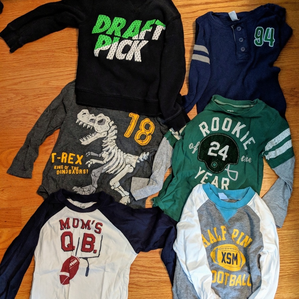 4t long sleeve shirt lot